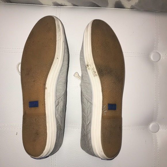 Cute grey quilted keds sneakers - Picture 6 of 7